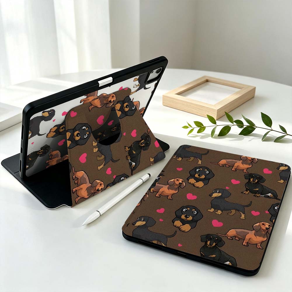Samsung Tablet S11 Accessories - غطاء كرتوني على شكل كلب داشهند