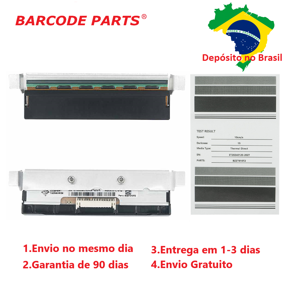 Zebra Tablet Accessories - رأس طباعة 203 ديسيبل متوحد الخواص