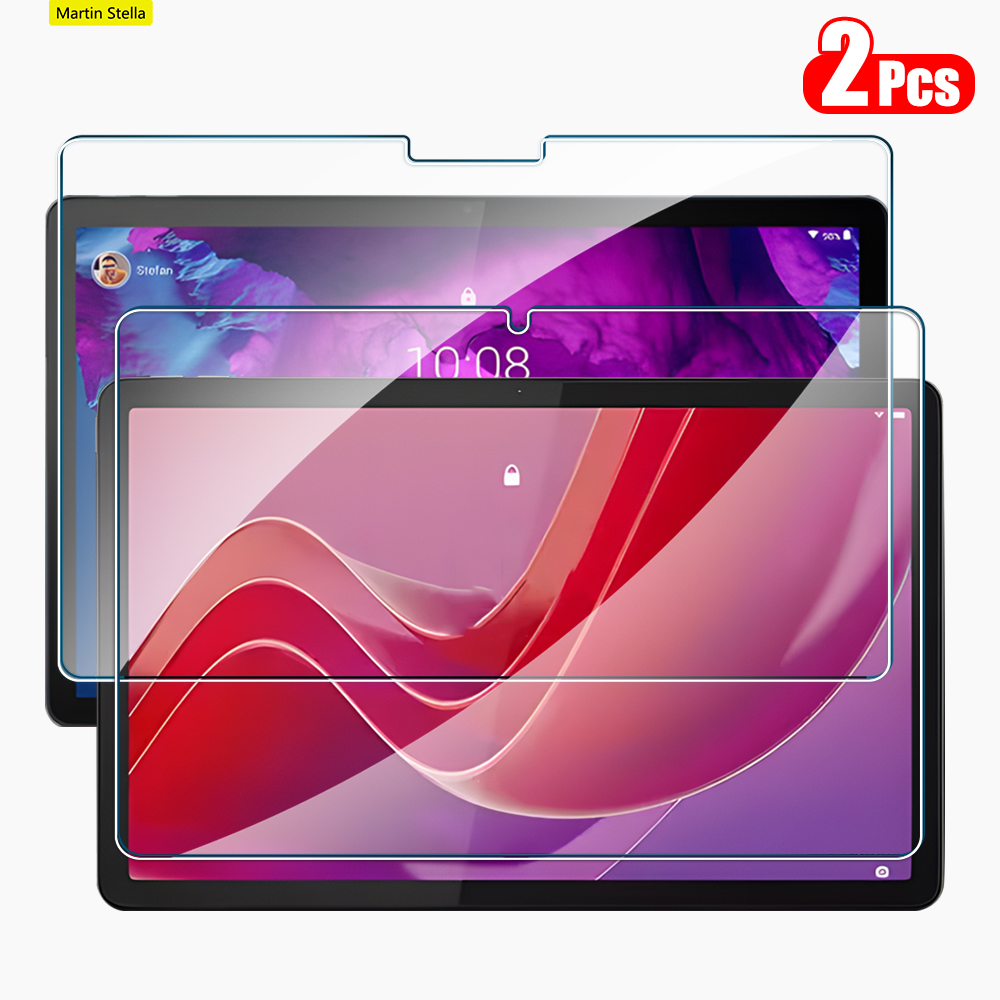 Lenovo Tablet M10 Accessories - 2 قطعة حامي الشاشة الزجاج المقسى
