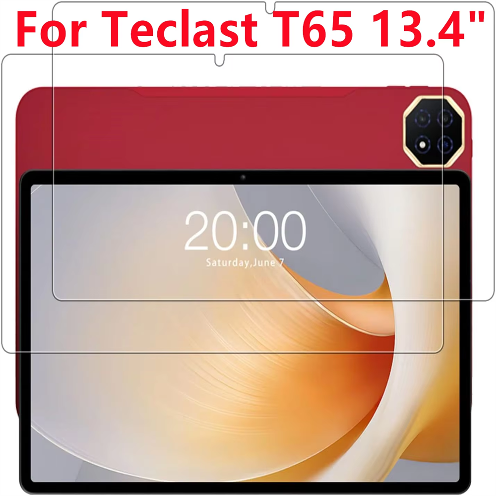 Teclast Tablet Accessories - قطعتان من واقي الشاشة الزجاجي المقوى
