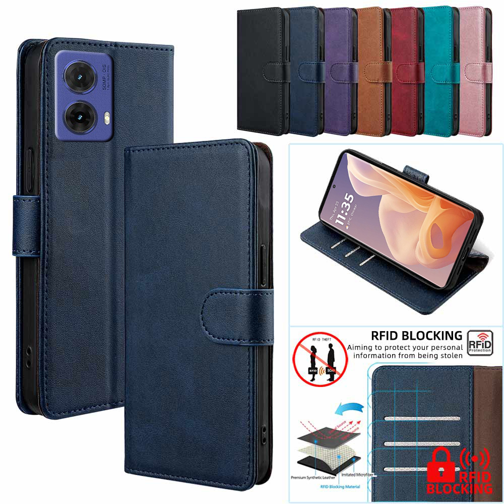 Motorola Tablet Accessories - غطاء محفظة لمنع السقوط وحافظة هاتف