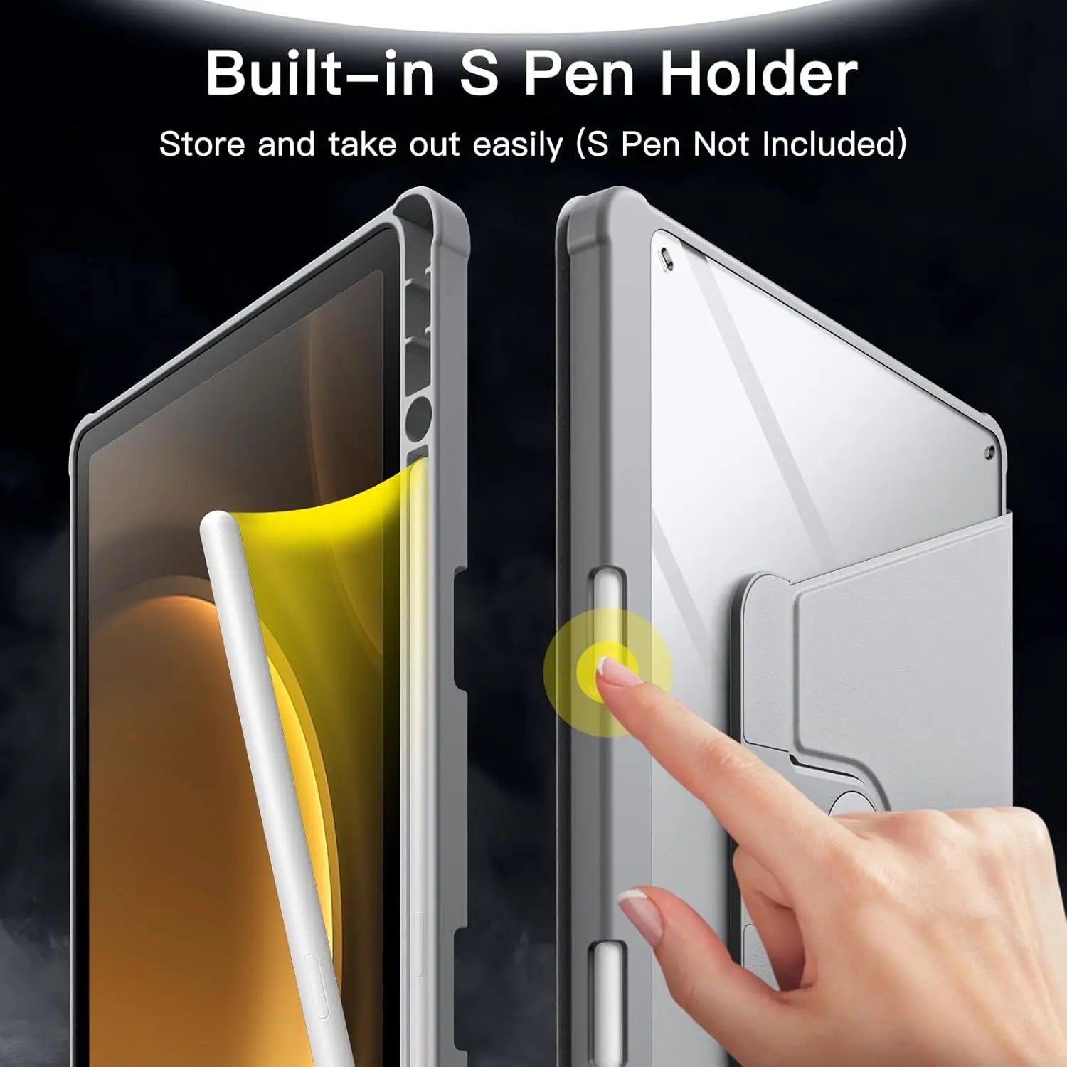 حافظة مع حامل للقلم لسامسونج ج - مراجعة Samsung Tablet S11 Accessories وسعره