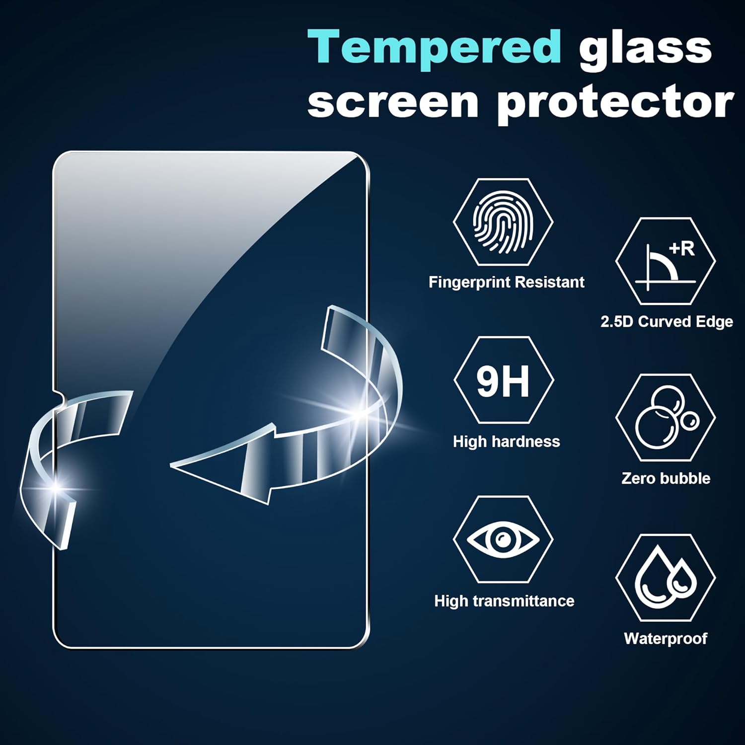واقي شاشة من الزجاج المقسى لها - مراجعة Temu Tablet Accessories وسعره