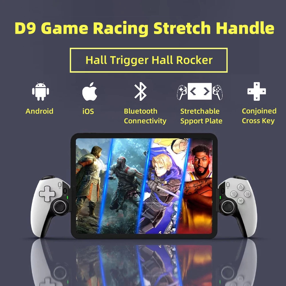 D9 اللوحي تحكم مقبض لاسلكي للت - مراجعة Tablet Gaming Accessories وسعره