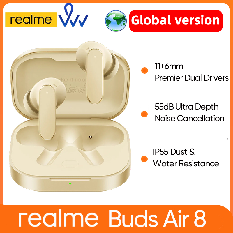 سماعات ريلمي بادز اير 8 اللاسل - مراجعة Realme Tablet Accessories وسعره