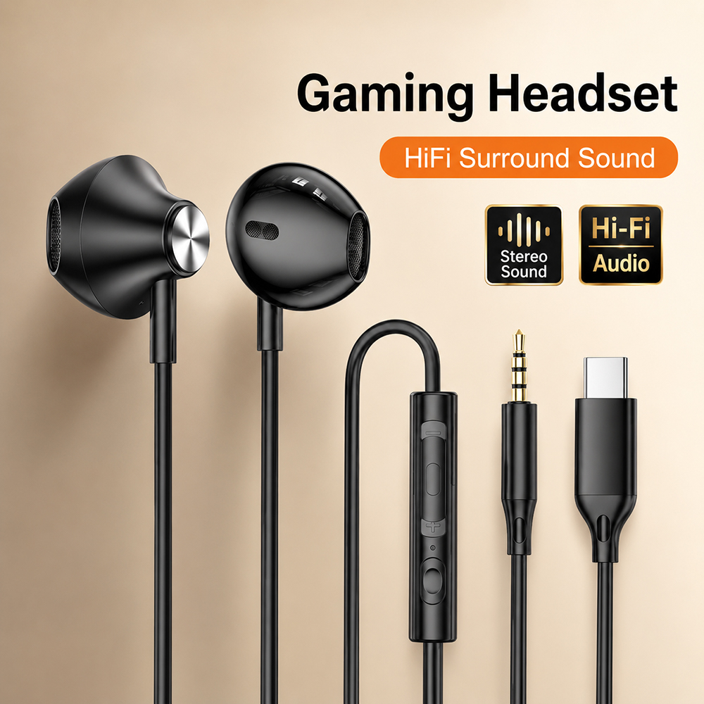 سماعات رأس هاي فاي محيطية بصوت - مراجعة Tablet Accessories For Gaming وسعره