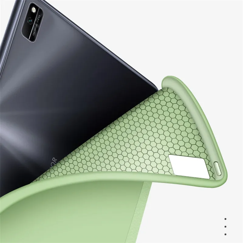 حامل خلفي من السيليكون الناعم  - مراجعة Lenovo Tablet M10 Accessories وسعره