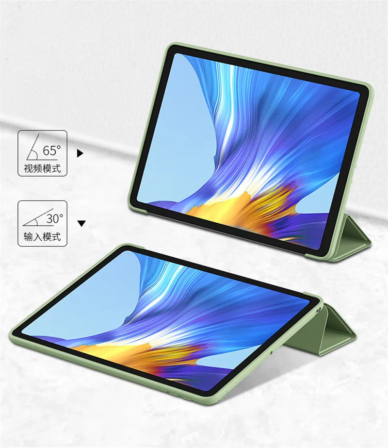 حامل خلفي من السيليكون الناعم  - مراجعة Lenovo Tablet M10 Accessories وسعره
