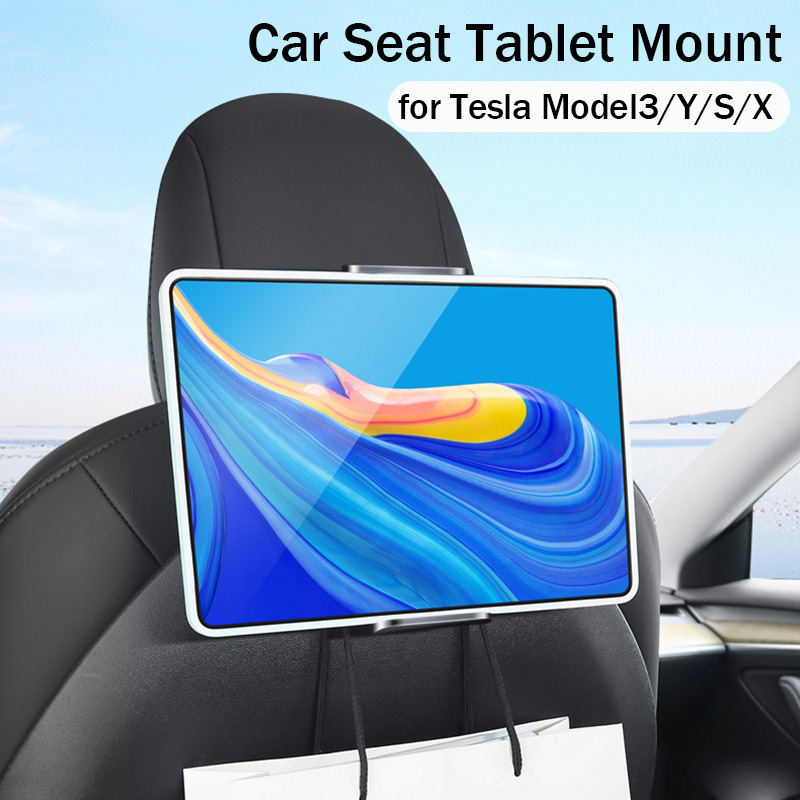 حامل أجهزة لوحية للمقعد الخلفي - مراجعة Tesla Tablet Accessories وسعره