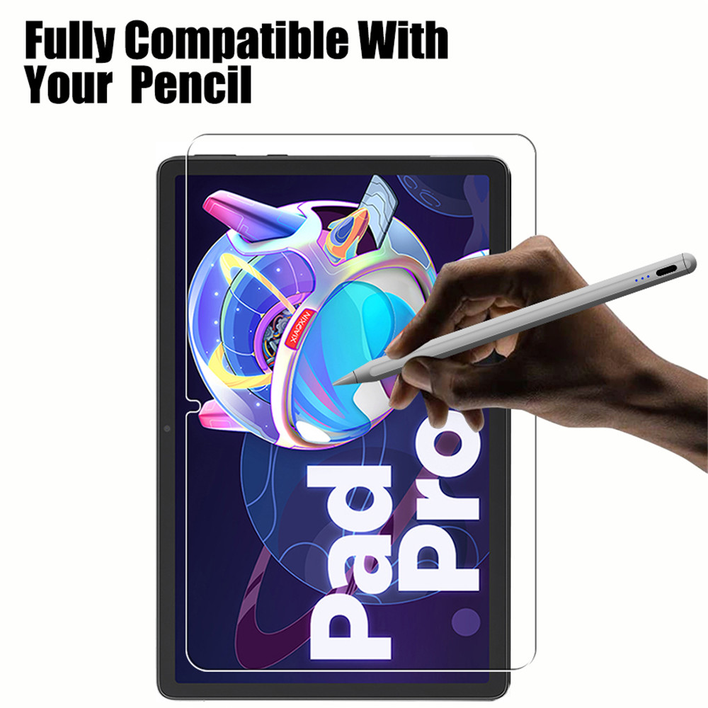 2 قطعة الزجاج المقسى حامي الشا - مراجعة Lenovo Tablet M10 Accessories وسعره
