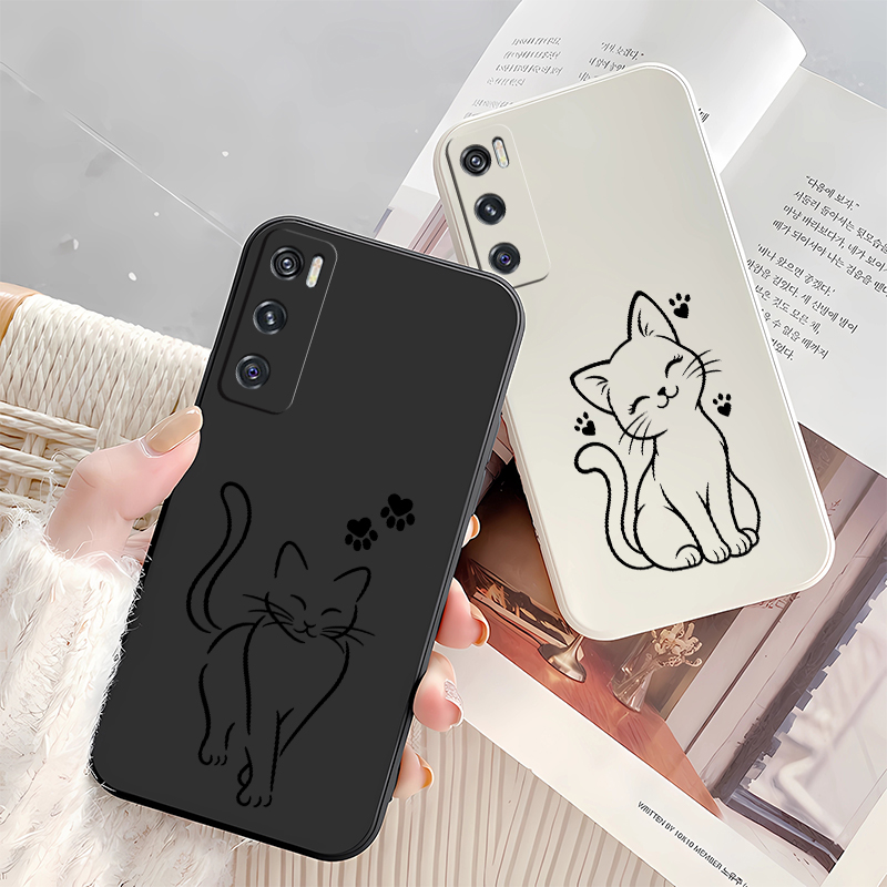 جراب هاتف أسود بتصميم قطة لطيف - مراجعة Vivo V40 وسعره