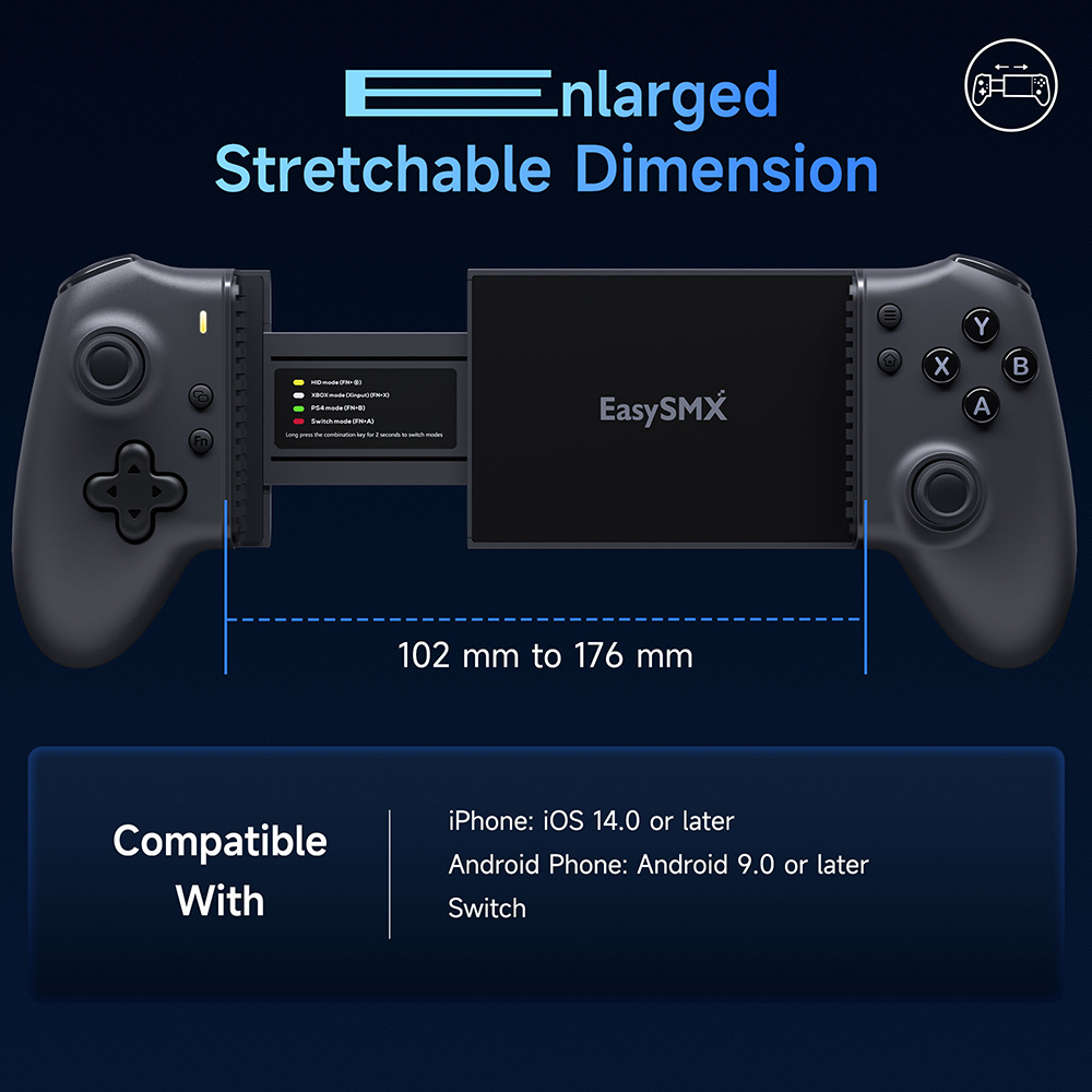 وحدة تحكم EasySMX M15 بلوتوث ل - مراجعة Tablet Gaming Accessories وسعره