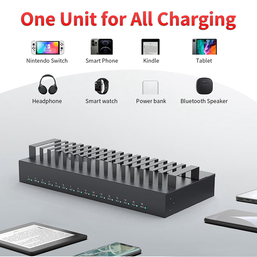 محول USB متعدد المنافذ CA16-16 - مراجعة Usb Hub Type C وسعره